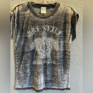 Gulf Shores Sea Turtle Tee| Size S| Gray